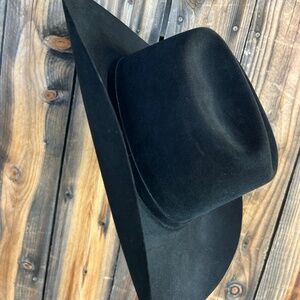 Stetson cowboy hat  black 20x resistol